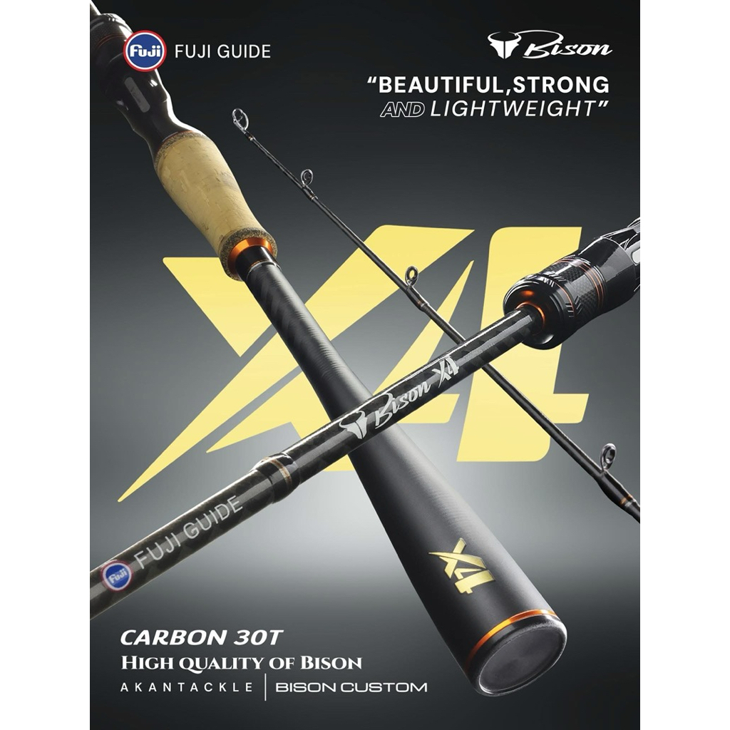 Bison X4 Fuji Guide คันตีเหยื่อปลอม New 2025 แพ็คท่อ pvc
