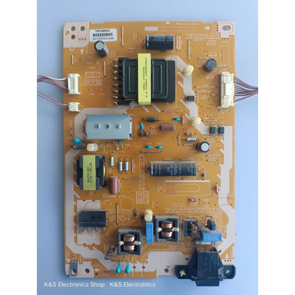 Power Supply Panasonic TH-L42E6T , TH-L39B6T , TH-L39EV6T พาร์ท TNPA5806 อะไหล่แท้ /ของถอดมือสอง รับ