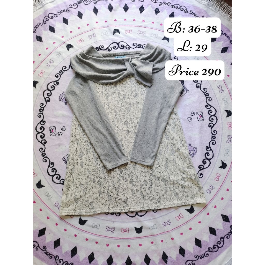 Mini​dress​ ลูกไม้ japan​