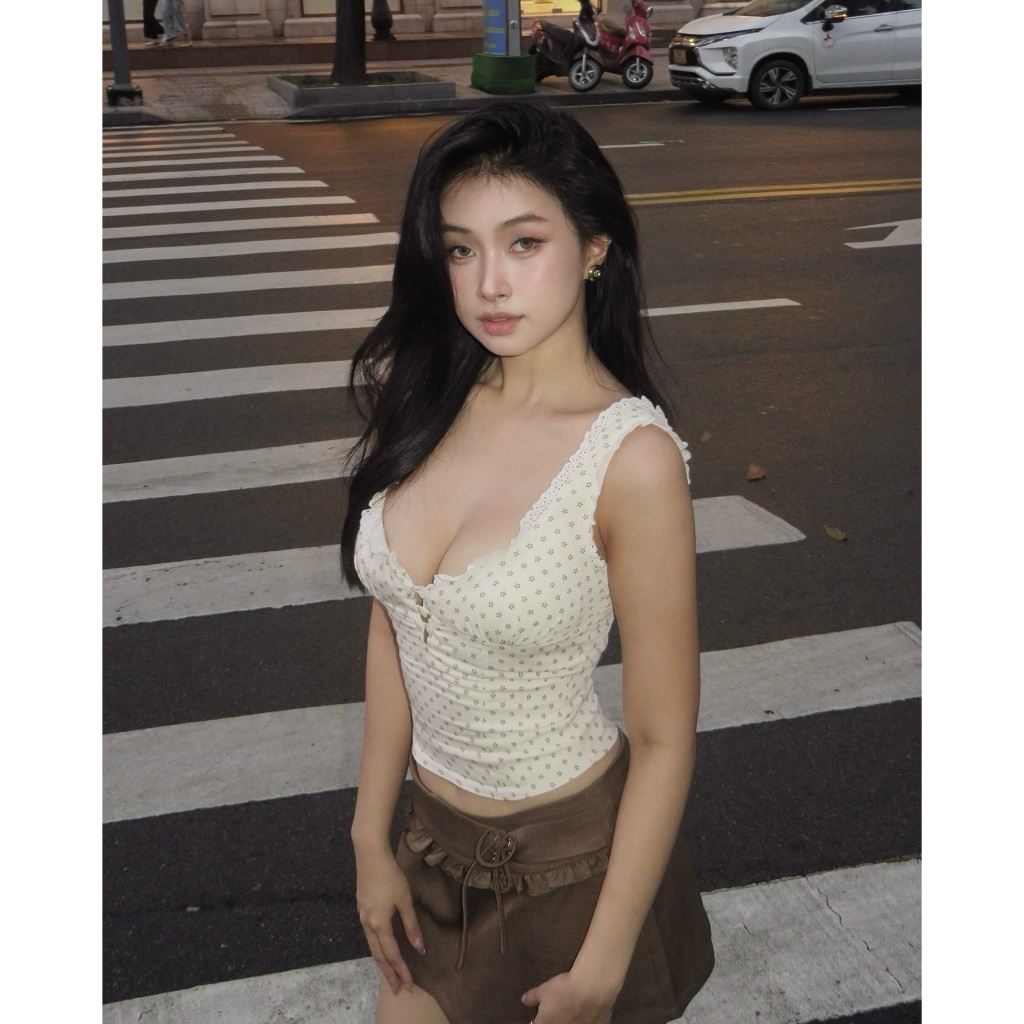 Lacey Top (White) – ByVeeStyle ราคา ถูกที่สุด ดีลบีเคเค แกลเลอรีภาพที่ 8