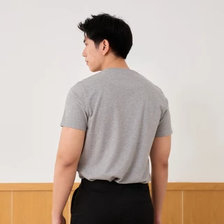 Khaki Bros. - Round Neck T-Shirt - เสื้อยืดคอกลมแขนสั้น - KMK1K802