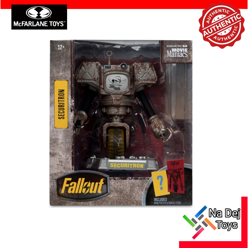 Movie Maniacs Fallout Seciritron McFarlane Toys 7" Figure มุฟวี่ มานิแอค ฟอลเอาท์ ซีคิวริทรอน ขนาด 7 นิ้ว ฟิกเกอร์