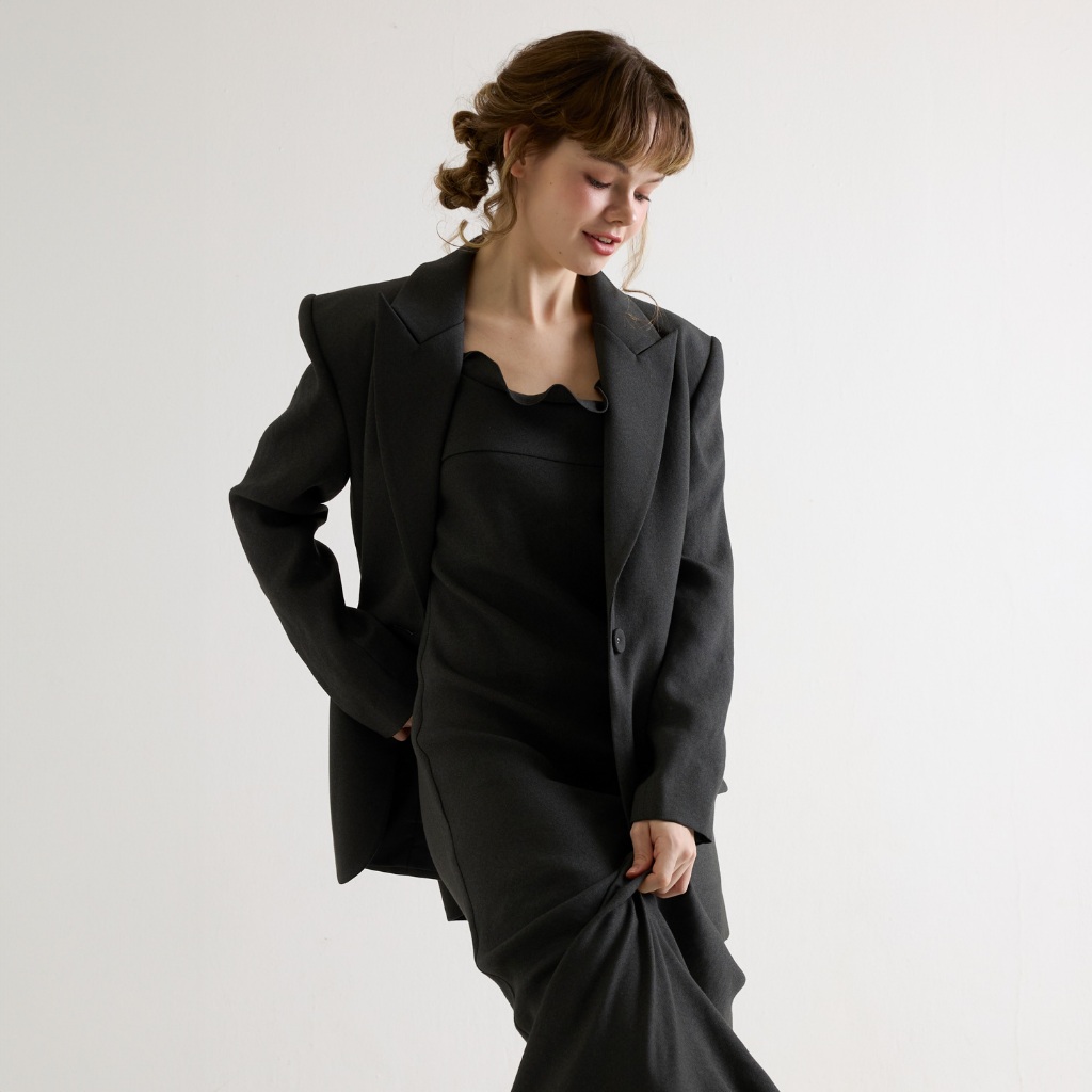 (PAPERS) Elizabeth Oversized Blazer