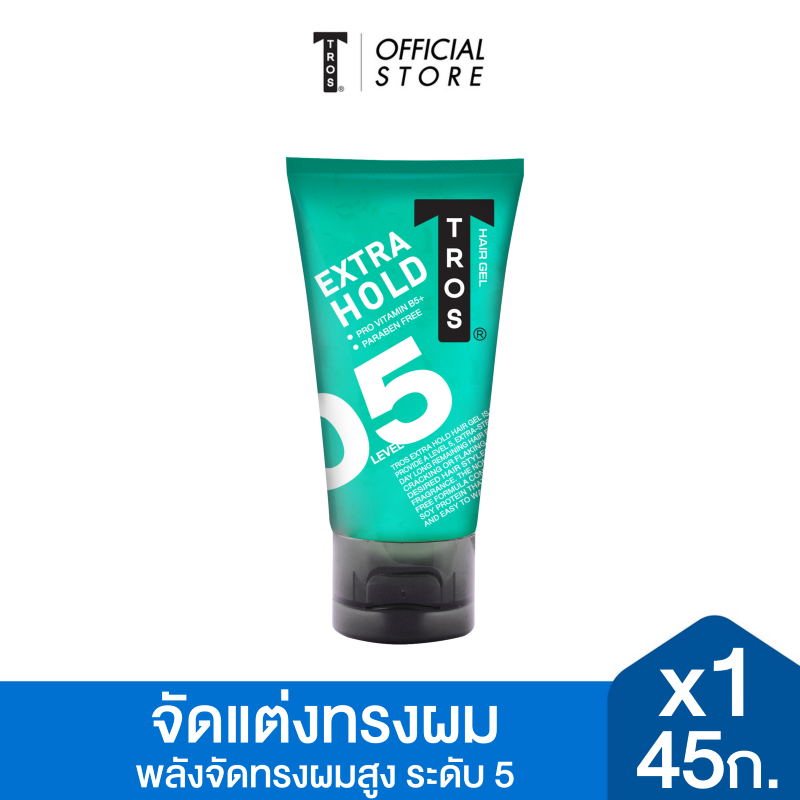 TROS ทรอส ผลิตภัณฑ์จัดแต่งทรงผม เอ็กซ์ตร้าโฮล์ด 45 มล.x1, สีเขียว