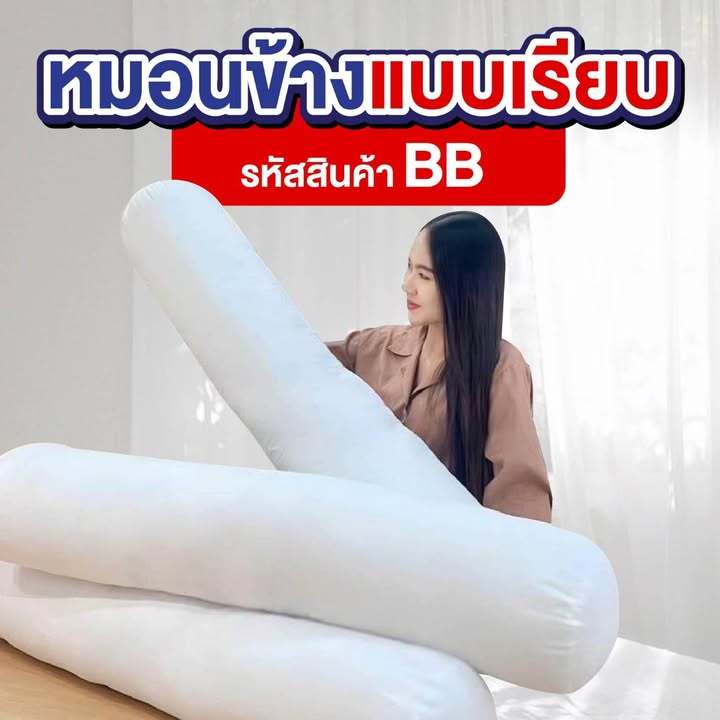 Salila (หมอนข้าง) เพื่อสุขภาพ หมอนข้างขนเป็ดเทียม ปลอดสารก่อภูมิแพ้ กันไรฝุ่นได้ถึง95%