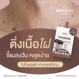 ครีมแต้มไฝ ว่านไพล ขี้แมลงวัน ติ่งเนื้อ หูด ตาปลา แก้ปัญหา สิวหิน ครีมกำจัดไฝว่านไพล ไฝ หูด จี้ไฝ แต้มไฝ ขนาด 1.2 กรัม