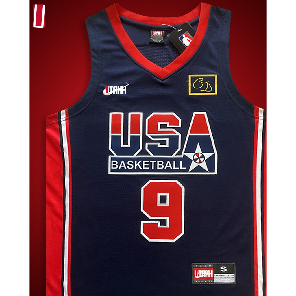 Jordan [USA] เสื้อบาสเกตบอล  Basketball Jersey แบบปัก คุณภาพดี 210