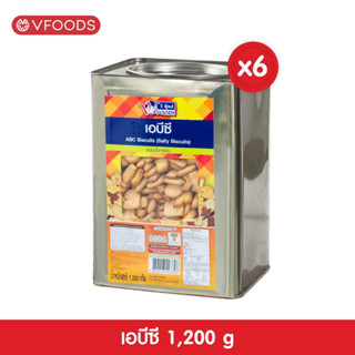 [ยกลังx6ปี๊บ] VFOODS วีฟู้ดส์ ขนมปังปี๊บเอบีซี 1.2 กิโลกรัม …