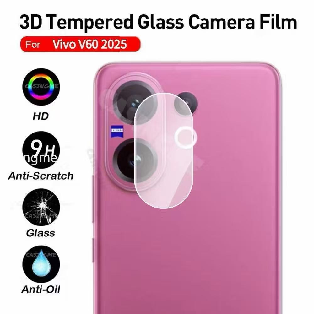 ฟิล์มกล้อง กระจก เลนส์กล้อง 3D สําหรับ Vivo V60 ตรงรุ่น ฟิล์มกระจกนิรภัย