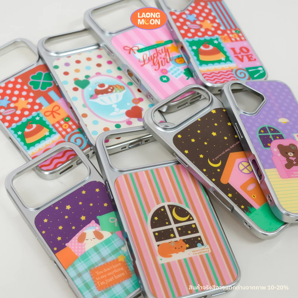 LAONGMOOON เคสสำหรับไอโฟน 17 / 17 Air / 17 Pro / 17 Pro Max ขอบเงิน For iPhone 17 Series Collection thumbnail 3