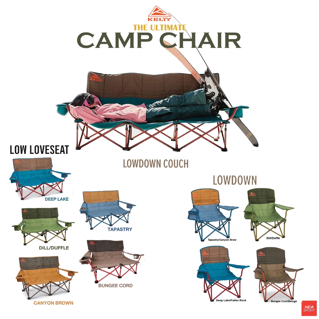 [ลด20% เก็บโค้ด 20XTRA1000] KELTY Camping Chair เก้าอี้แคมป์แบบพับได้ เคลตี้ แท้