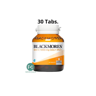 ล็อตใหม่!! BLACKMORES Bio C 1000mg Daily Imu+ แบลคมอร์ส ผลิตภัณฑ์เสริมอาหาร 30 และ 60 เม็ด