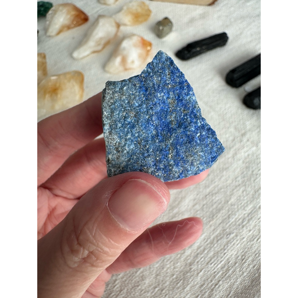 พร้อมส่ง ถ่ายจากสินค้าจริง หินแท้100% ลาพิสลาซูลี  Lapis Lazuli #1