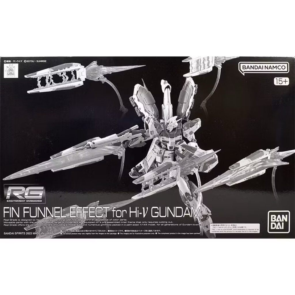 P-Bandai RG 1/144 Fin funnel effect for hi nu