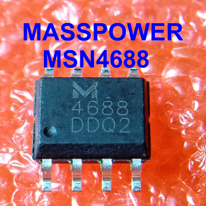{ MASSPOWER } MSN4688 4688 SOP-8 มอสเฟต P + N :ซ่อมตู้เชื่อม ราคาต่อ 1 ตัว