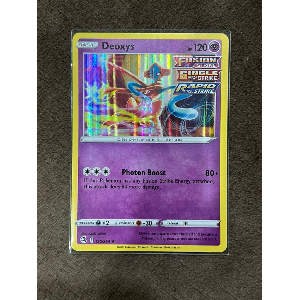 Polemon card ENG Deoxys Holo