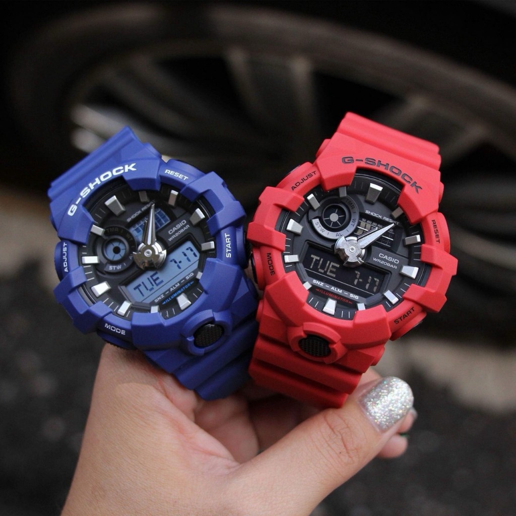 Casio G-Shock นาฬิกาข้อมือ รุ่น GA-700 (GA-700-1A,GA-700-1B,GA-700-4A,GA-700CA-2A,GA-700DE-2A)