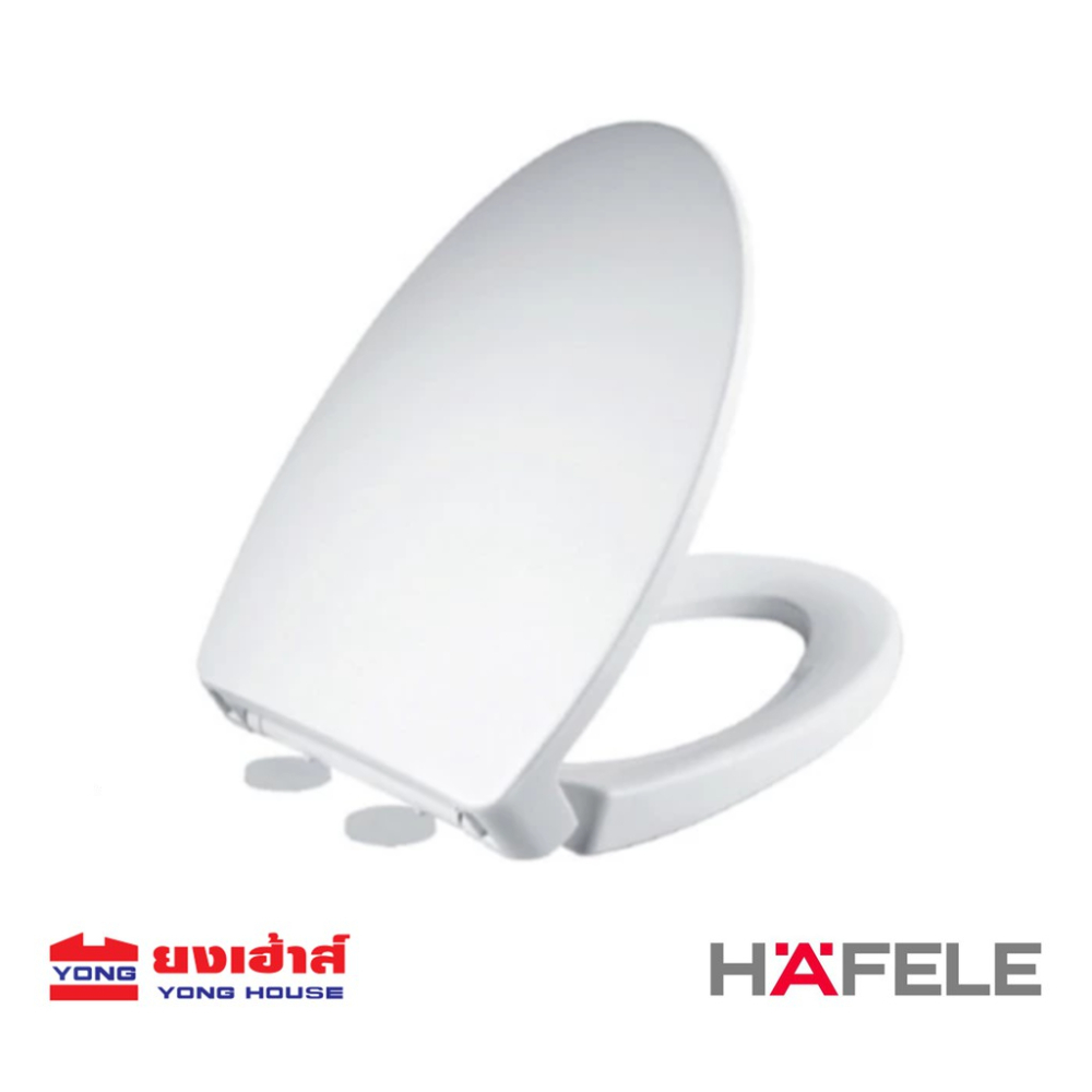 HAFELE ฝารองนั่ง SLOW CLOSE รุ่น 495.61.504 ฝาชักโครก ราคา ถูกที่สุด ดีลบีเคเค แกลเลอรีภาพที่ 3
