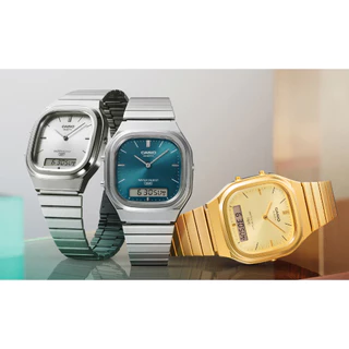 New Casio Vintage AQ-240 ขนาดตัวเรือน 35.8 มม ประกันศูนย์ไทย 1 ปี