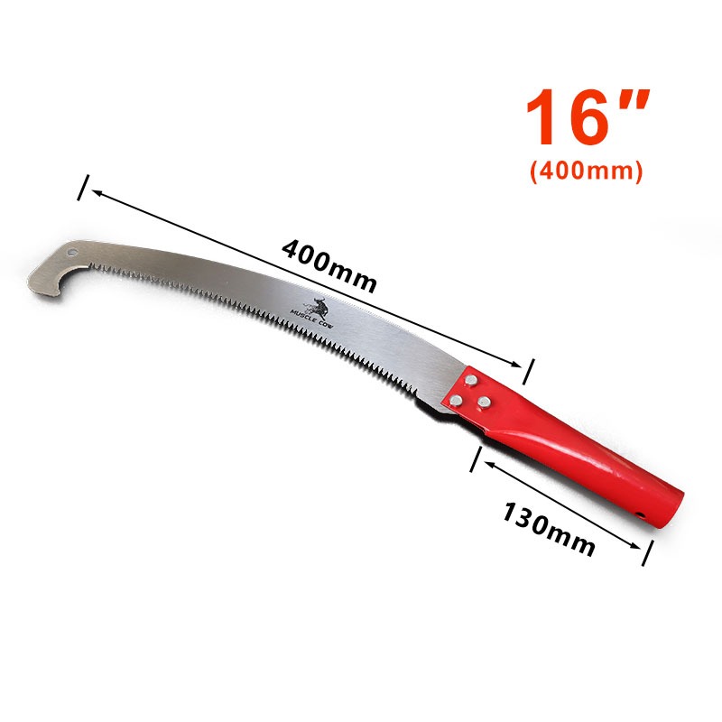 Muscle Cow เลื่อยโค้งตัดกิ่งไม้ ปลายโค้ง แข็งแรง ทน กระชับมือ ขนาด 14/16 นิ้ว - รูปที่ 5