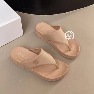รองเท้าแตะหูหนีบ สำหรับผู้หญิงพื้นนิ่มใส่สบาย พื้นหนา3ซม. รองเท้าแตะ แฟชั่น พร้อมส่งจากกทม.