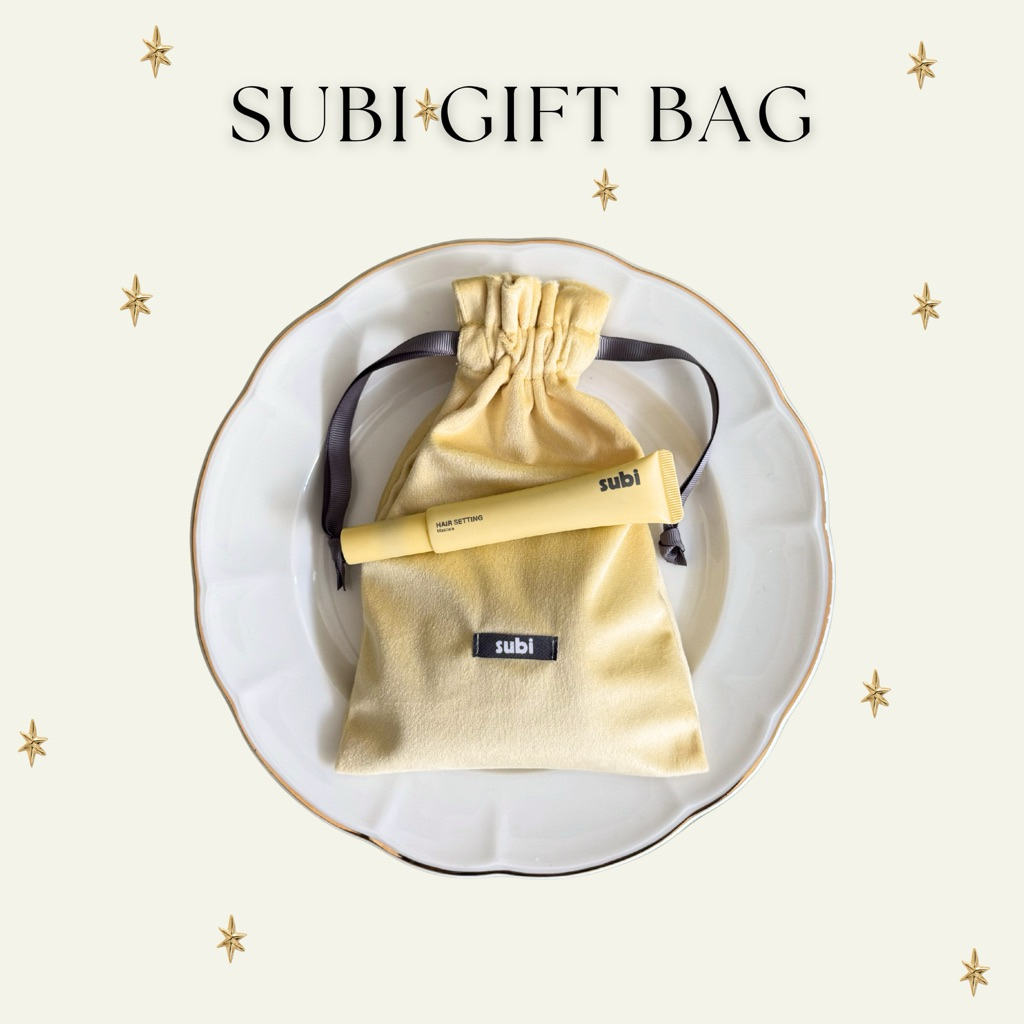 Subi Gift Bag — ถุงของขวัญสุดคิ้วท์ พร้อม Subi Hair Setting Mascara 🎁✨