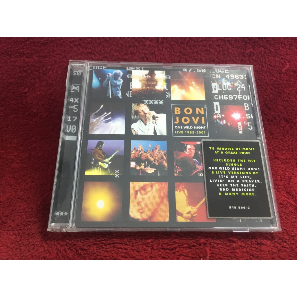 CD Bon Jovi – One Wild Night: Live 1985-2001 สภาพตามปก CA31-97
