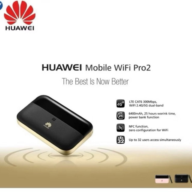 [มือสอง สภาพใหม่] Huawei E5885Ls-93a Pocket WiFi เราเตอร์ wiith rj45 power bank E5885 300mbps มี Por
