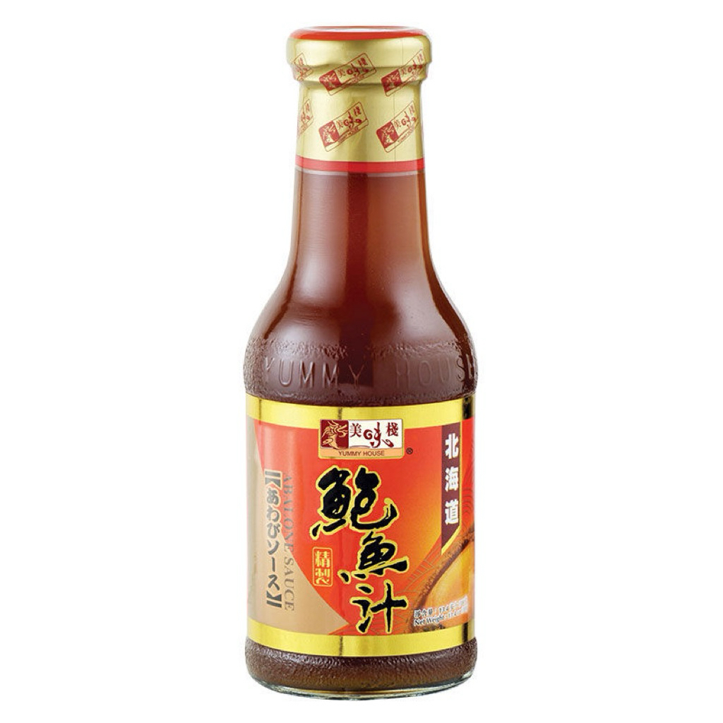 East East Yummy house abalone sauce 380 g. ซอสเป่าฮื้อ ขวดแก้ว