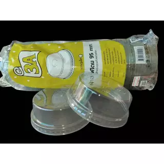 3A ฝา PET ฮาฟโดม/โดม/เรียบ/วิปครีม/หมี ขาย 3 แพ็ค