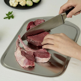 Modori Stainless Cutting Board: เขียงสแตนเลส มินิมอล พรีเมีย…