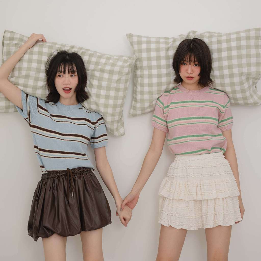 Kimmame - เสื้อ รุ่น Lollipop Knit 2 สี