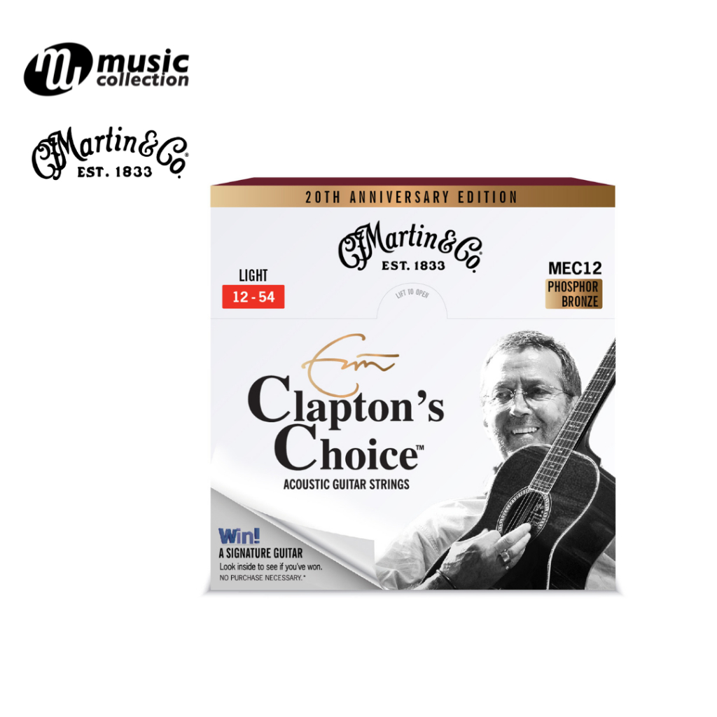 MARTIN MEC12-ERIC CLAPTON PHOSPHOR BRONZE (012)
