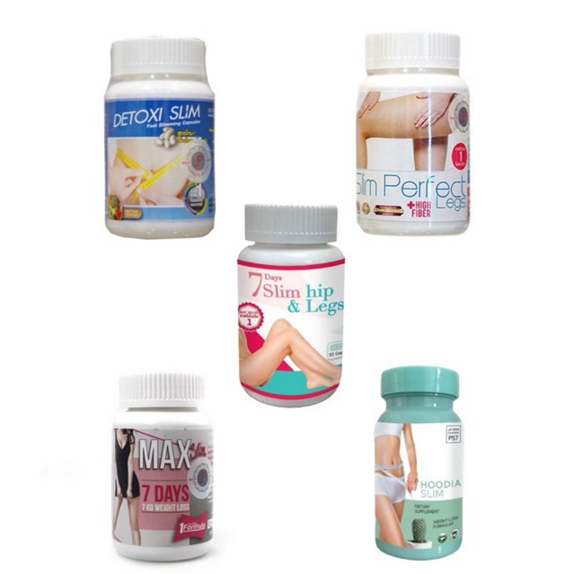 ดีท๊อกซี่สลิม/สลิมเพอร์เฟค/แม็กสลิม 7 เดย์/Hoodia Slim P-57/สลิมฮิป Slim hip  5 สูตร