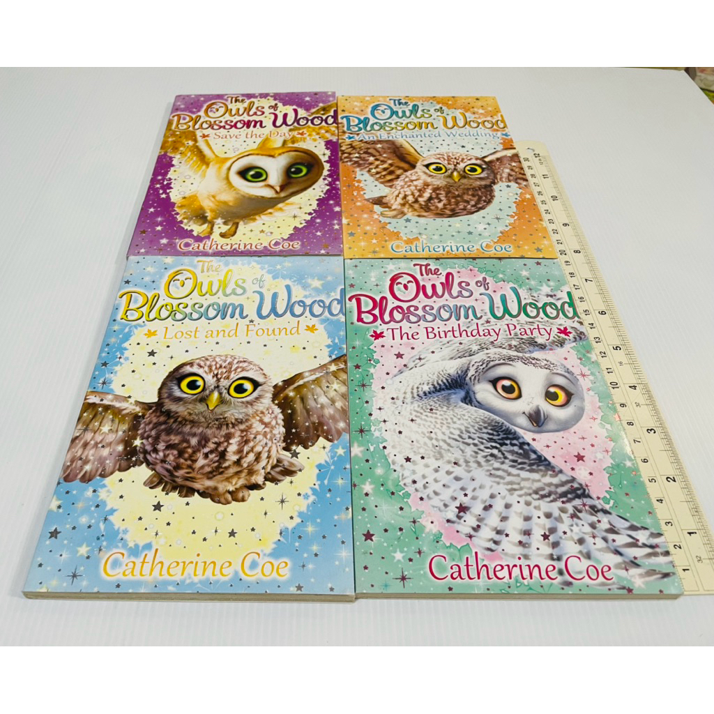 มือสอง วรรณกรรมเด็ก The Owls of Blossom Wood 4 เล่ม 160 บาท