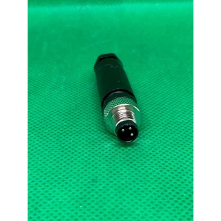 Easyturn 1Pc M8 Sensor Connector 3/4 Pin Male/Female Straight Angle Plug