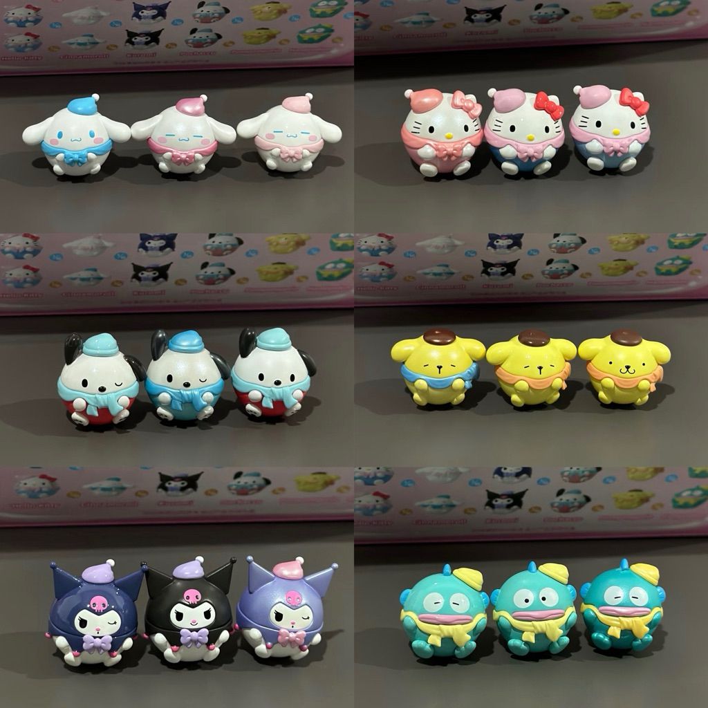 (พร้อมส่ง)[แยกตัว]ซองสุ่มSanrio Winter Round And Chubby Mini