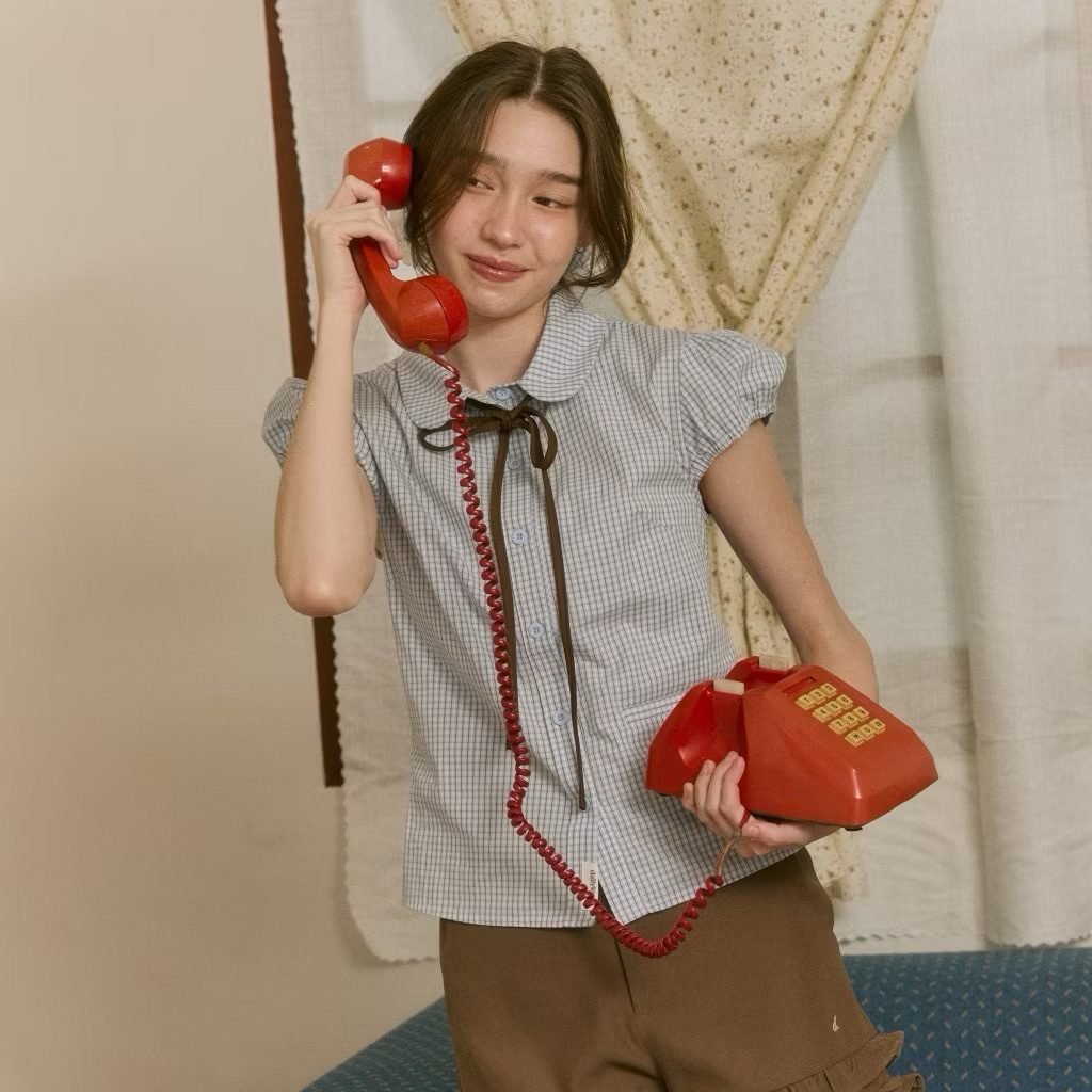 DAILYLOOK.SM - Anna shirt มือ1ป้ายห้อยแพ็คถุง shop490