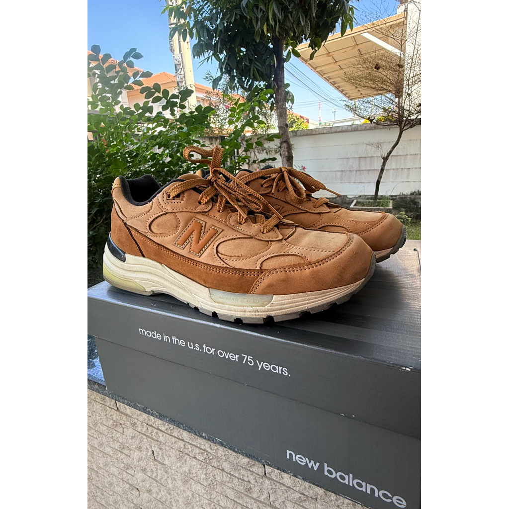 New Balance  992LX (Wheat) made in usa. (with box).