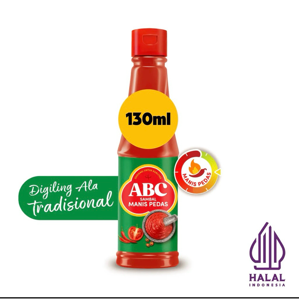 Indonesia Sambal ABC Manis Pedas 130 ml / Sweet & Spicy Chilli Sauce ABC