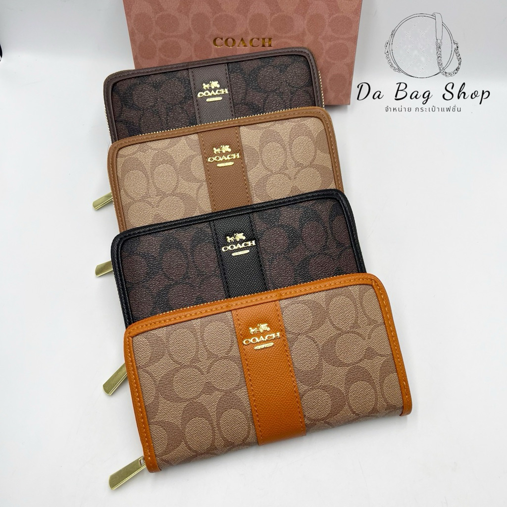 กระเป๋าสตางค์ ซิบรอบรุ่นขายดีใบยาวขนาด8นิวมีช่องซิปมีช่องใส่บัตรใส่แบงค์ได้งานสวยพร้อมกล่องสินค้าพร้อมส่ง