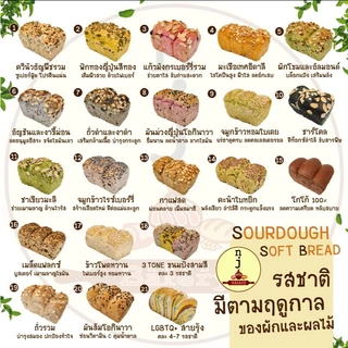 รอบส่งlวันศุกร์-วันจันทร์ ขนมปังเพื่อสุขภาพ โลฟ S / M 为健康定做的酸软面包