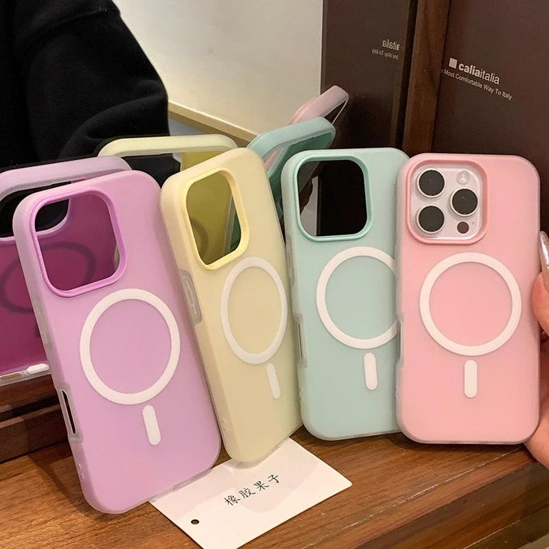 Magnetic 2 in 1 เคสโทรศัพท์มือถือ For Samsung A57 A37 A27 A07 A17 A56 A55 A36 A26 A16 A06 A05S S26 Ultra S25 FE เยลลี่