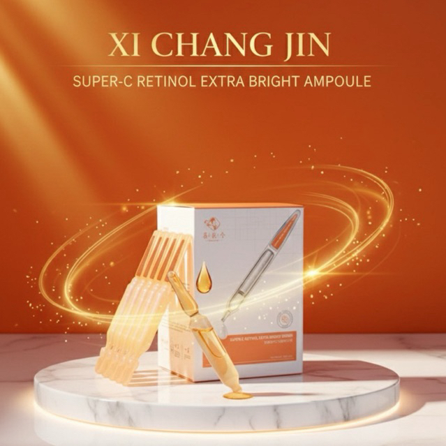 XI CHANG JIN (ได้ 30 หลอด/กล่อง) แอมพูล VC ผิวกระจ่างใส ลดเลือนจุดด่างดำ