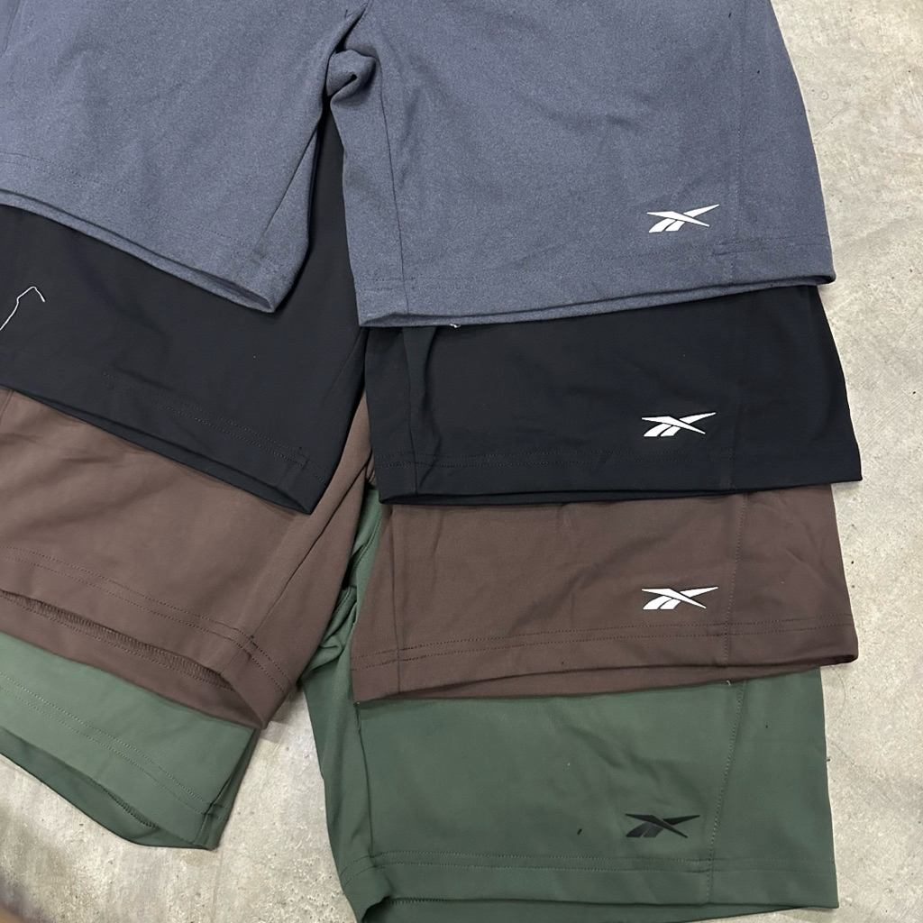 กางเกงขาสั้นของแท้ Reebok เนื้อผ้านุ่ม polyester spendex ผ้าดีมากก เบาๆ ไม่มีซับใน ใส่ลำลองประจำวัน