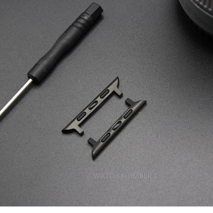 ตัวแปลงสายนาฬิกา Stainless Steel แท้ คุณภาพสูง สำหรับ Apple Watch ทนทาน ไม่เป็นสนิม (ราคา 1 คู่+ ฟรี Spring Bar)