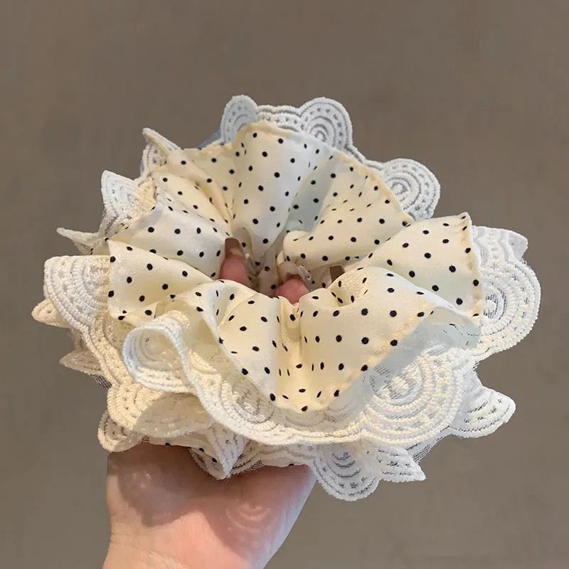 ยางรัดผม ฝรั่งเศส การออกแบบลูกไม้  ที่คาดผมผู้หญิง ฝรั่งเศส  ความยืดหยุ่นสูง    ส่งจากไทย - รูปที่ 6