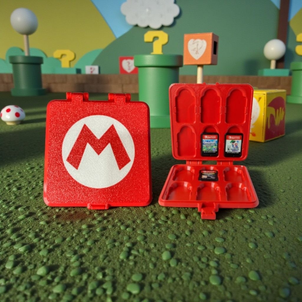 กล่องใส่ตลับเกม Nintendo Switch | กล่องเก็บการ์ดเกม 12 ช่อง พกพาสะดวก ป้องกันรอย แข็งแรง