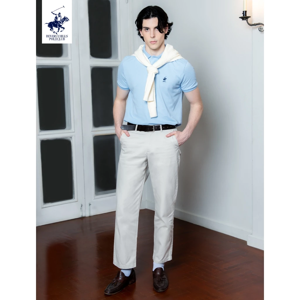 BEVERLY HILLS POLO CLUB กางเกงชิโน่ขายาว ทรงกระบอก (Straight Chino Pants) รุ่น BS1C063
