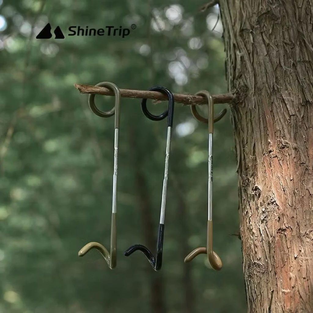 ShineTrip ตะขอแขวนตะเกียง ตะขอ เกี่ยวเสา ไซส์ใหญ่ มีความแข็งแรงสูง สามารถใช้กับเสาได้หมดทุกรูปแบบ
